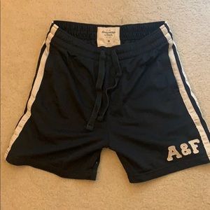Abercrombie & Fitch Dark Navy Athletic Shorts